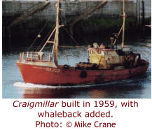 Craigmillar built in 1959, with whaleback added. Photo: © Mike Crane